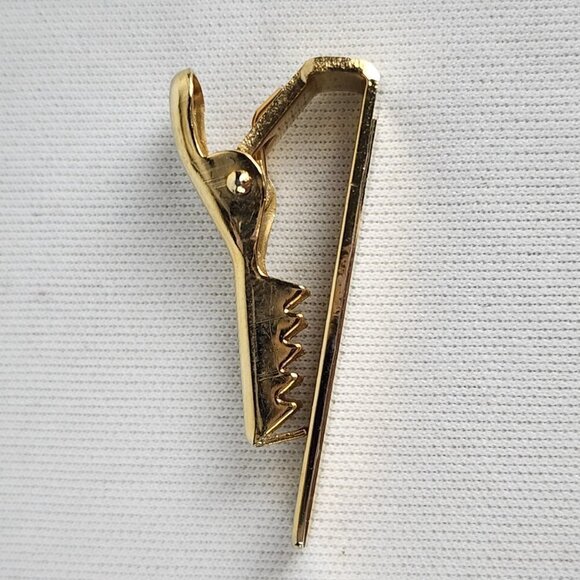 Vintage Gold Tie Clip - Picture 2 of 5